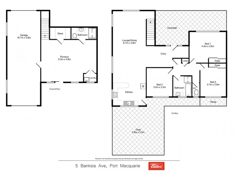 5 Banksia Avenue, Port Macquarie NSW 2444 Floorplan