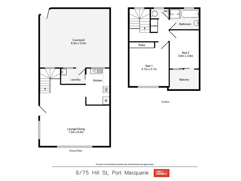9/73-75 Hill Street, Port Macquarie NSW 2444 Floorplan