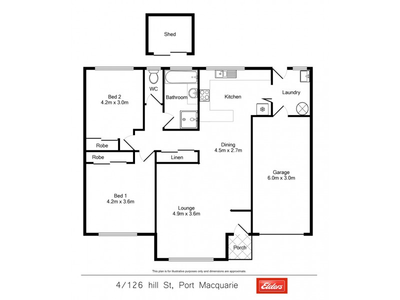 4/126 Hill Street, Port Macquarie NSW 2444 Floorplan