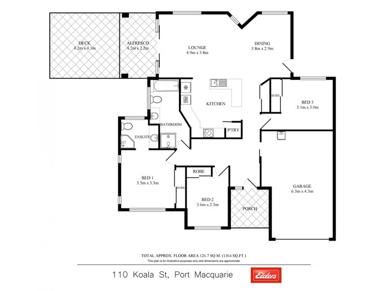 110 Koala Street, Port Macquarie NSW 2444 Floorplan