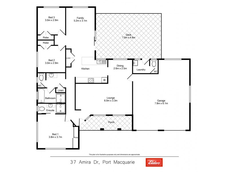 37 Amira Drive, Port Macquarie NSW 2444 Floorplan