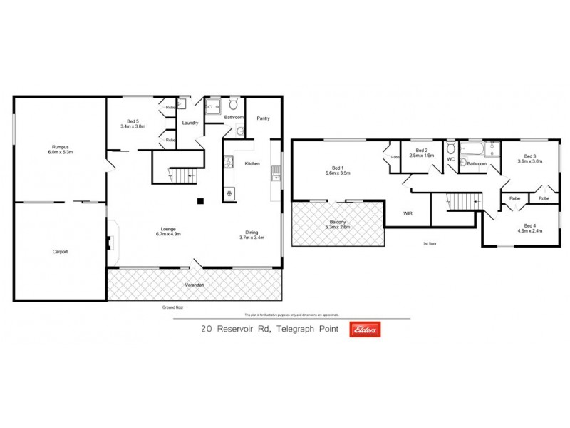 20 Reservoir Road, Telegraph Point NSW 2441 Floorplan