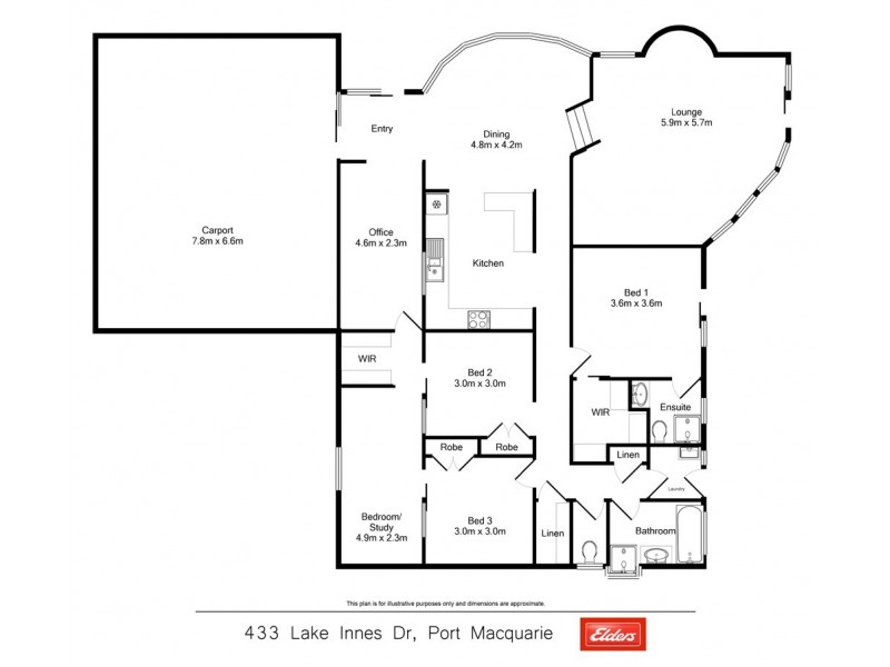 433 Lake Innes Drive, Port Macquarie NSW 2444 Floorplan