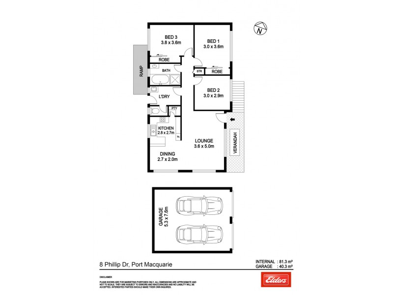 8 Phillip Street, Port Macquarie NSW 2444 Floorplan