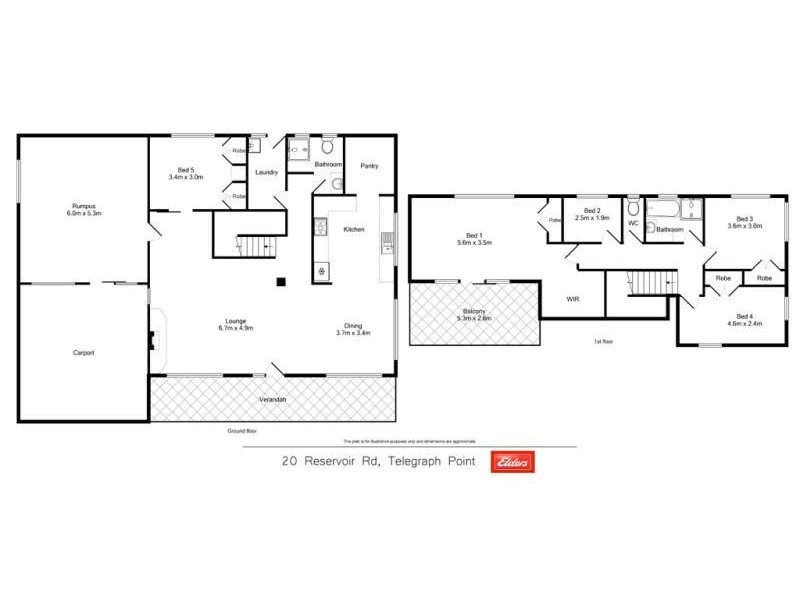 20 RESERVOIR ROAD, Telegraph Point NSW 2441 Floorplan
