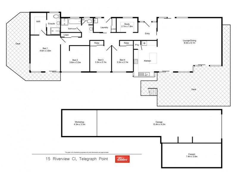 15 Riverview Close, Telegraph Point NSW 2441 Floorplan