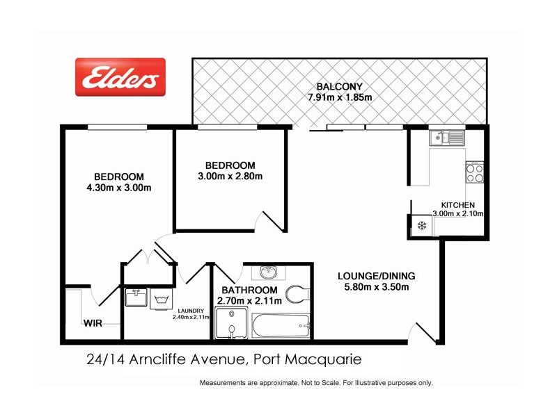 24/14 Arncliffe Avenue, Port Macquarie NSW 2444 Floorplan