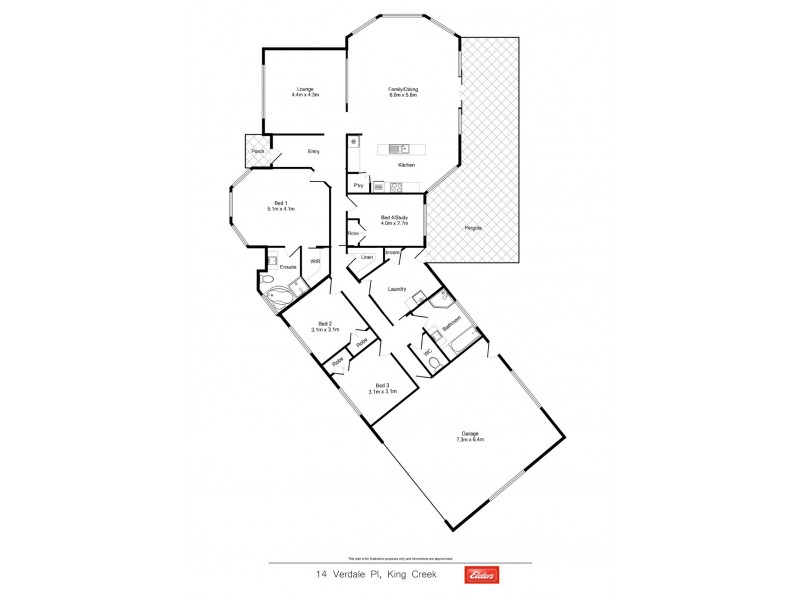 14 Verdale Place, King Creek NSW 2446 Floorplan