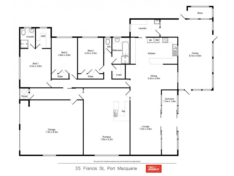 35 Francis Street, Port Macquarie NSW 2444 Floorplan