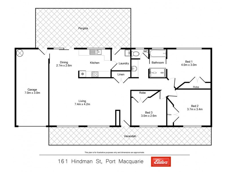 161 Hindman Street, Port Macquarie NSW 2444 Floorplan