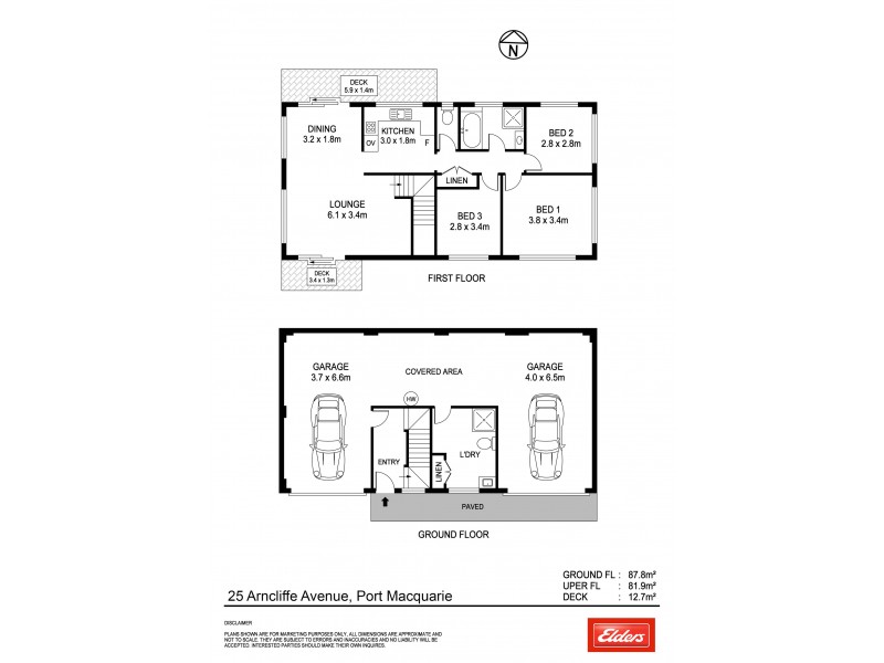 25 Arncliffe Avenue, Port Macquarie NSW 2444 Floorplan