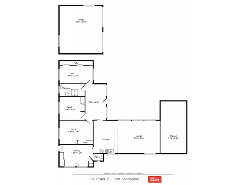 26 Flynn Street, Port Macquarie NSW 2444 Floorplan