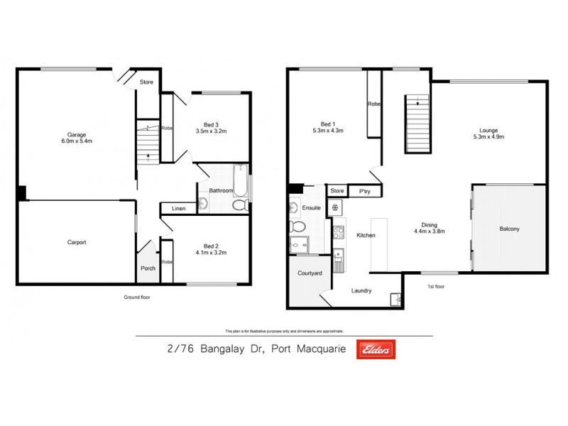 2/76 Bangalay Drive, Port Macquarie NSW 2444 Floorplan