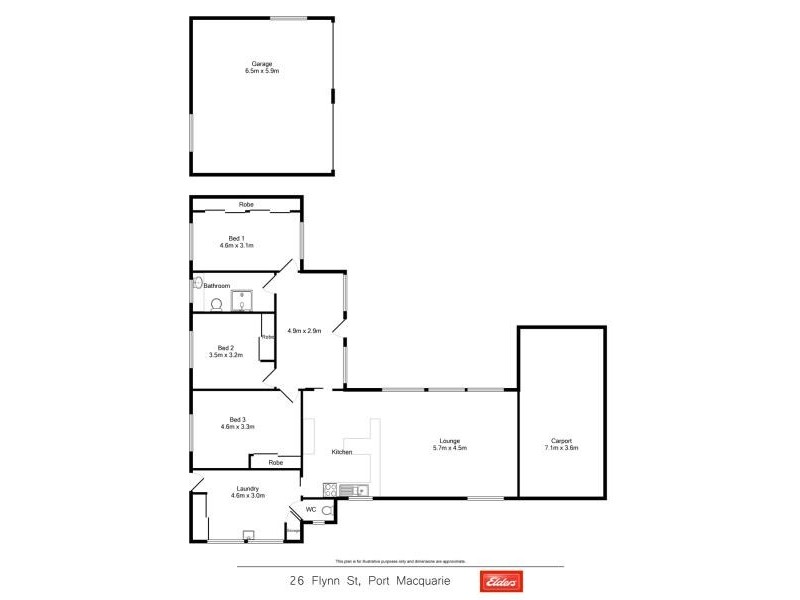 26 FLYNN STREET, Port Macquarie NSW 2444 Floorplan
