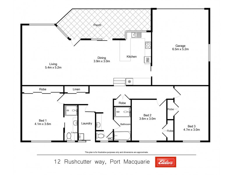 12 Rushcutter Way, Port Macquarie NSW 2444 Floorplan