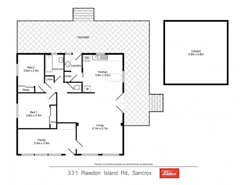 331 Rawdon Island Road, Sancrox NSW 2446 Floorplan