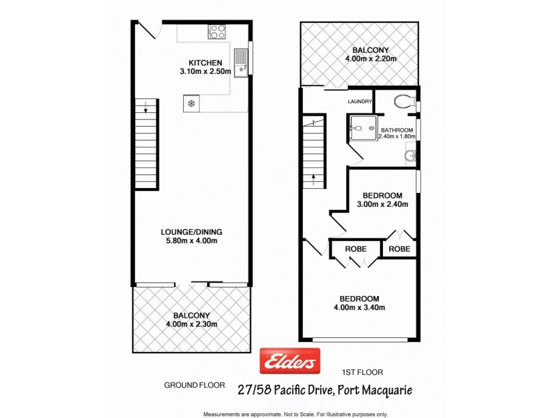 27/58 Pacific Drive, Port Macquarie NSW 2444 Floorplan
