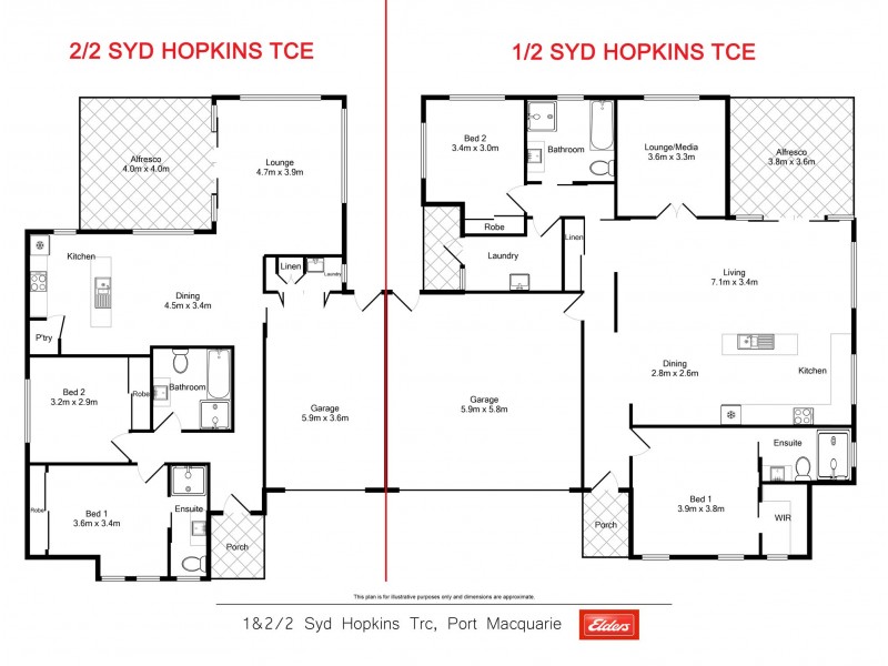 1/2 Syd Hopkins Terrace, Port Macquarie NSW 2444 Floorplan