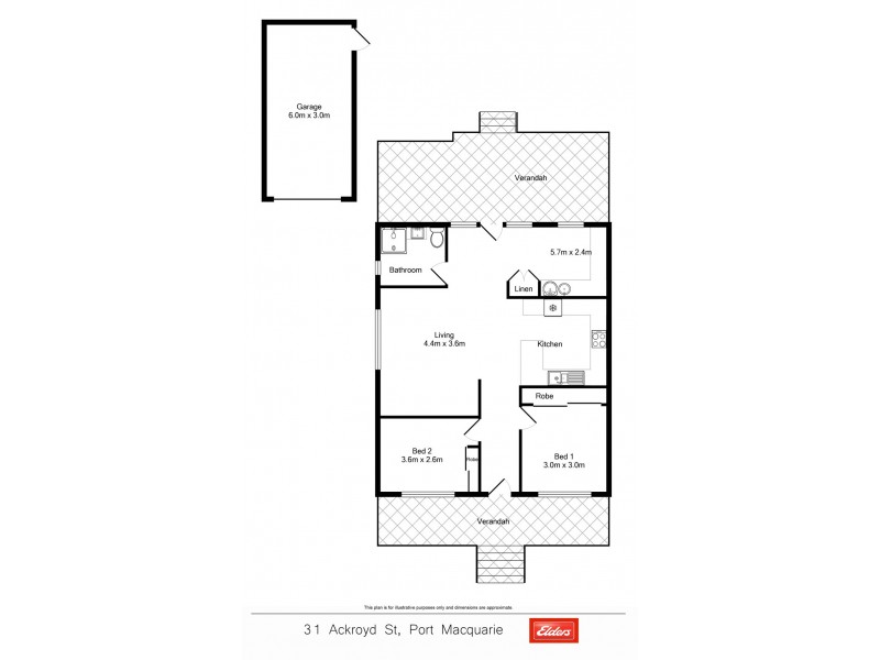 31 Ackroyd Street, Port Macquarie NSW 2444 Floorplan