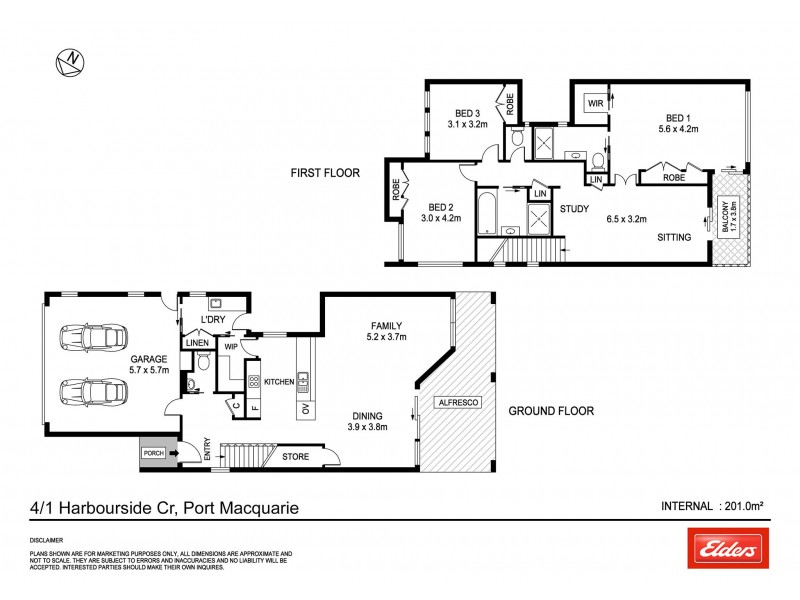4/1 Harbourside Crescent, Port Macquarie NSW 2444 Floorplan