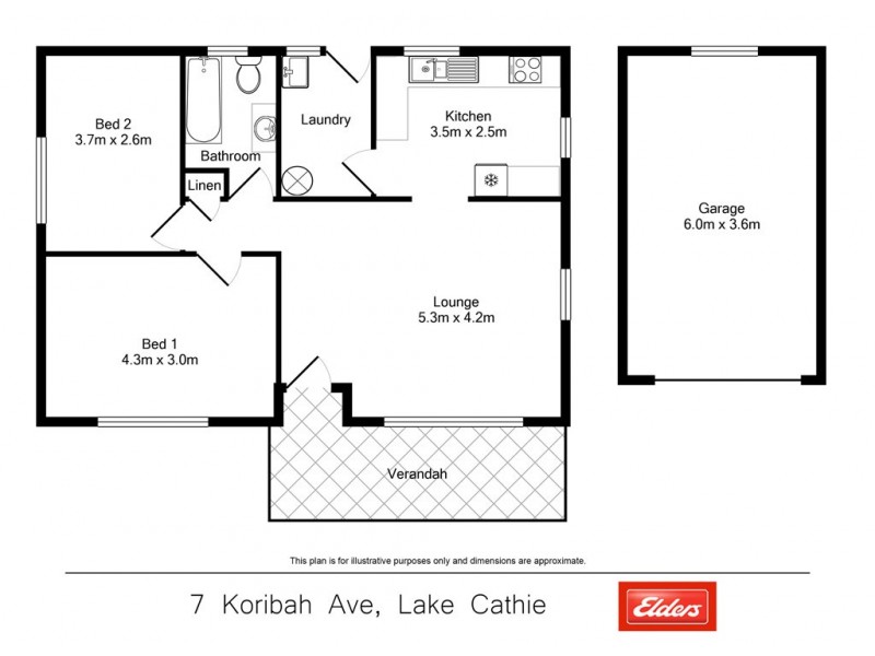 7 Koribah Avenue, Lake Cathie NSW 2445 Floorplan
