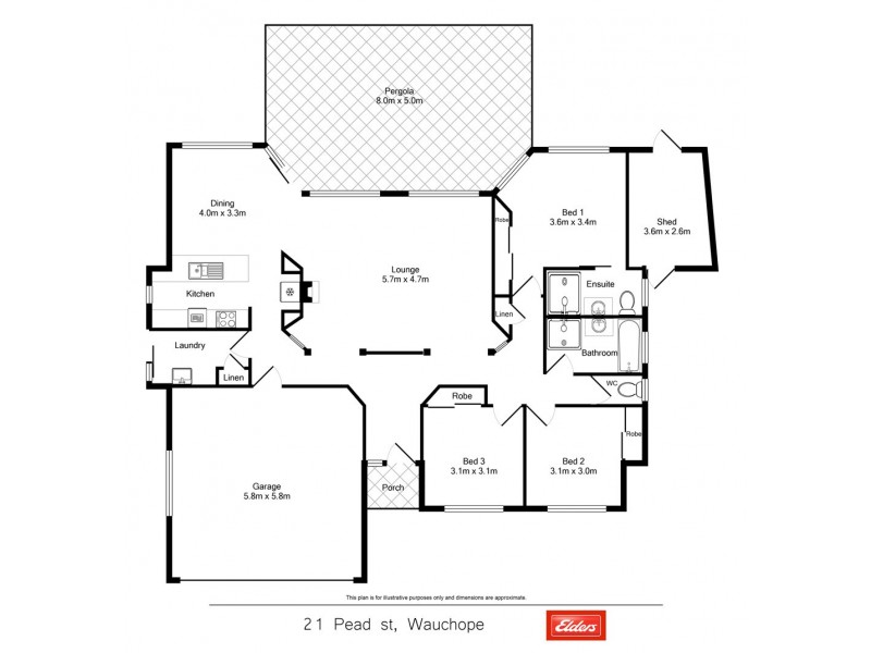21 Pead Street, Wauchope NSW 2446 Floorplan