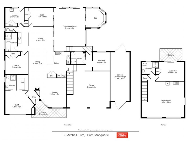 3 Mitchell Circuit, Port Macquarie NSW 2444 Floorplan