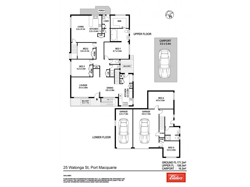 25 Watonga Street, Port Macquarie NSW 2444 Floorplan