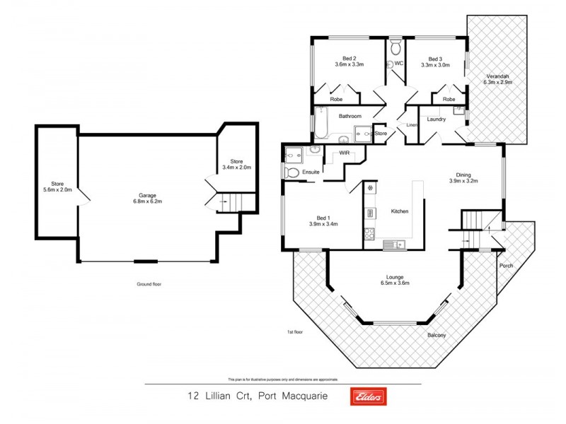 12 Lillian Court, Port Macquarie NSW 2444 Floorplan
