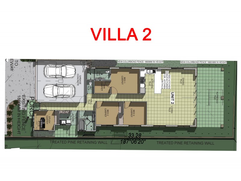 2/29 Whistler Drive, Port Macquarie NSW 2444 Floorplan