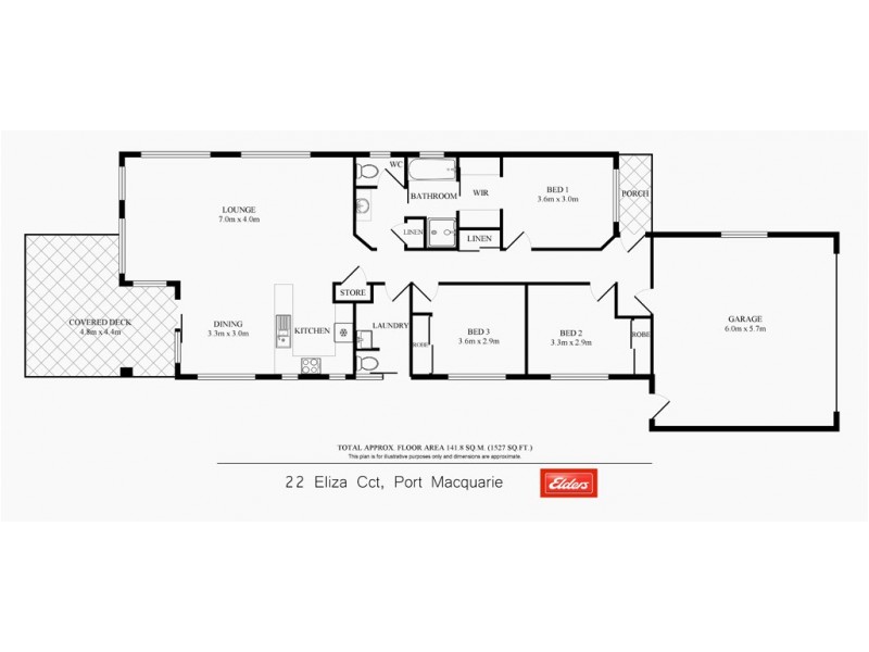 22 Eliza Circuit, Port Macquarie NSW 2444 Floorplan