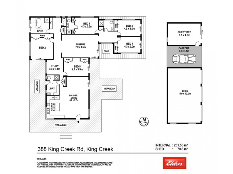 388 King Creek Road, King Creek NSW 2446 Floorplan