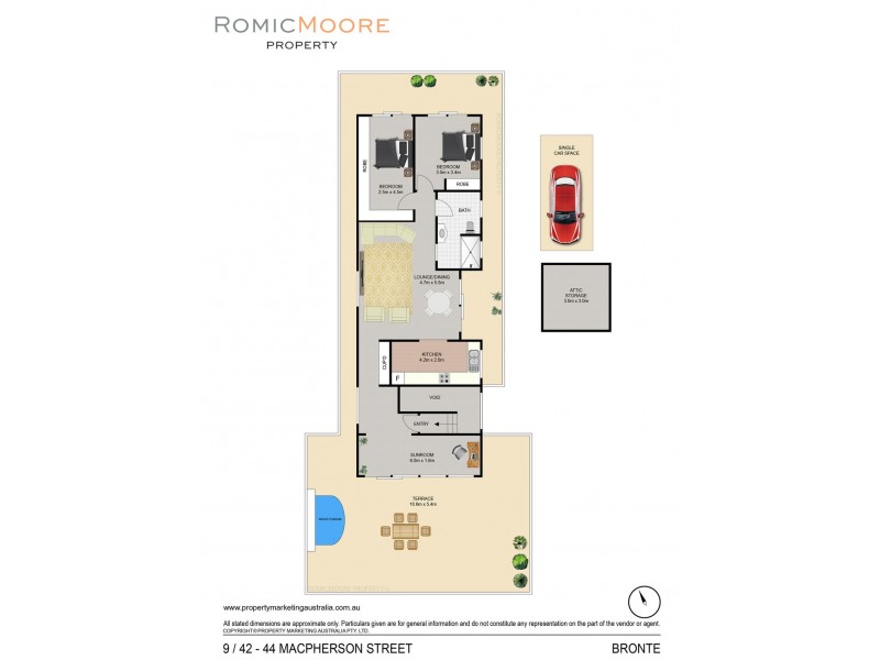 9/42-44 Macpherson Street, Bronte NSW 2024 Floorplan
