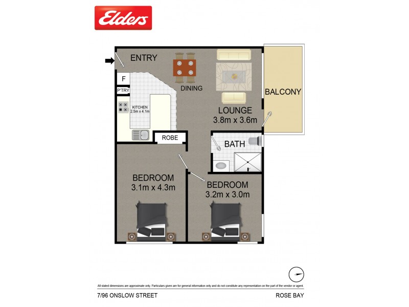7/96 Onslow Street, Rose Bay NSW 2029 Floorplan