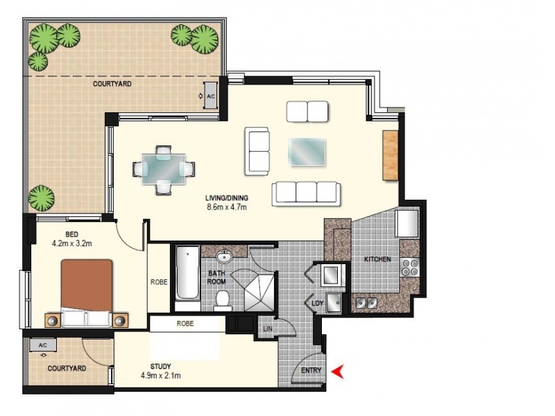 215/18-26 Church Avenue, Mascot NSW 2020 Floorplan