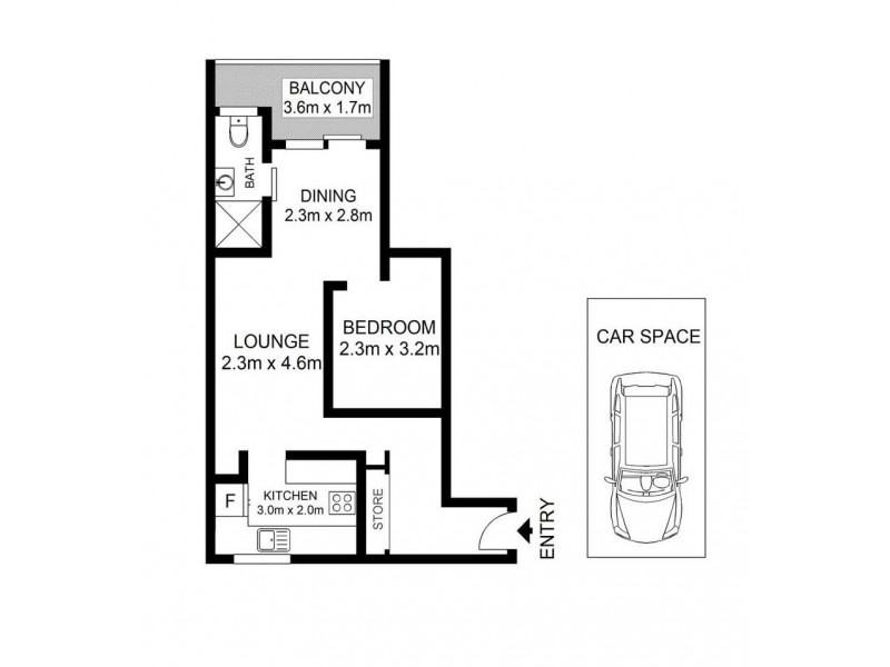 13/164-166 Bondi Road, Bondi NSW 2026 Floorplan
