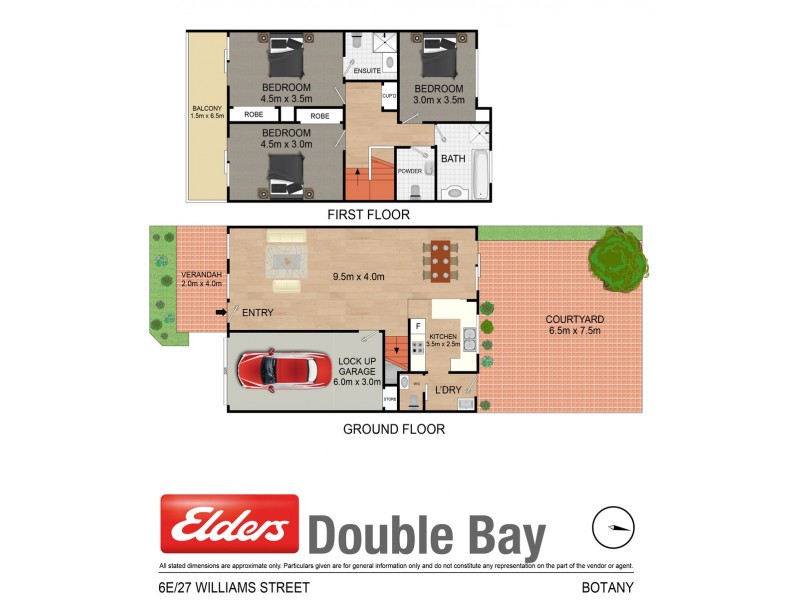 6E/27-31 William Street, Botany NSW 2019 Floorplan