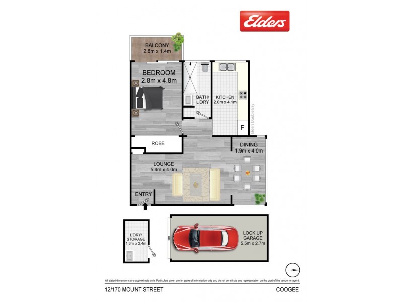 12/170 Mount Street, Coogee NSW 2034 Floorplan