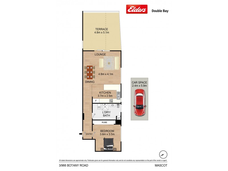 3/966 Botany Road, Mascot NSW 2020 Floorplan