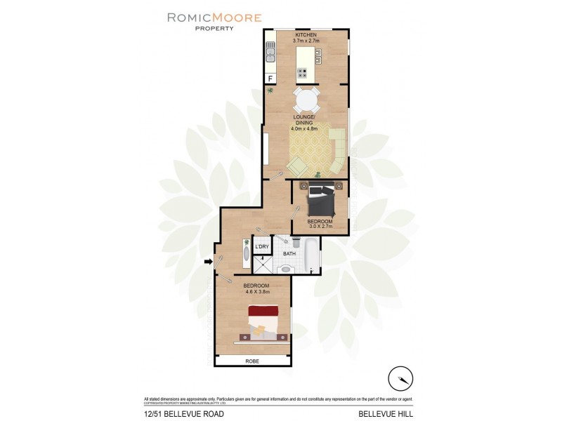 12/51 Bellevue Road, Bellevue Hill NSW 2023 Floorplan