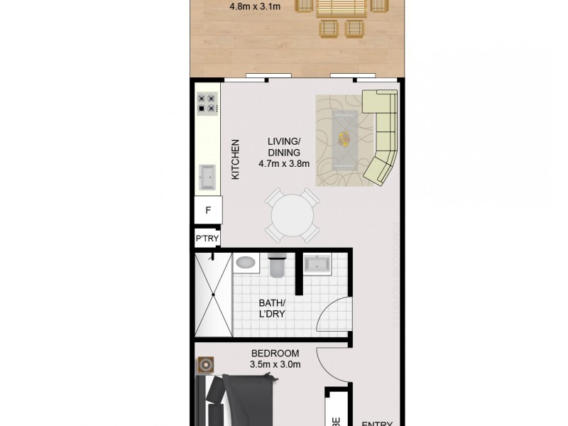 3/28 Bondi Road, Bondi Junction NSW 2022 Floorplan