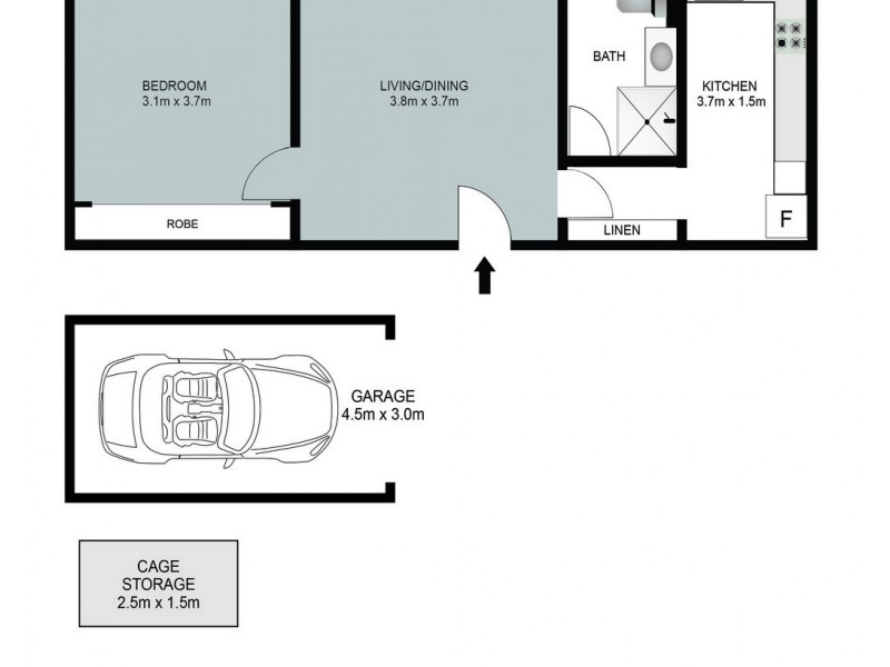 14/3A Balfour Road, Rose Bay NSW 2029 Floorplan