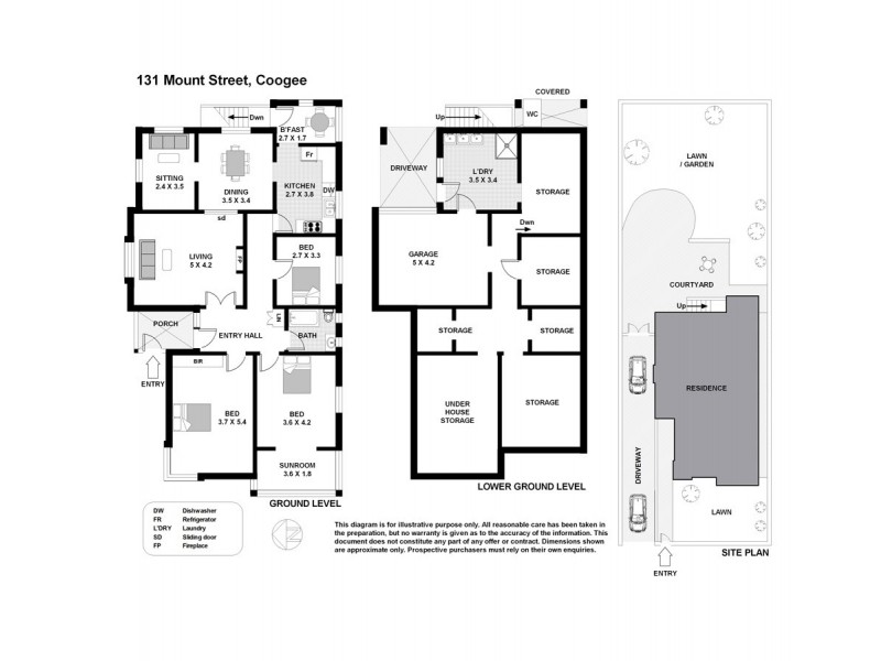 131 Mount Street, Coogee NSW 2034 Floorplan