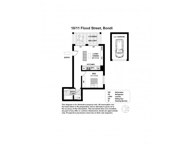 10/11 Flood Street, Bondi NSW 2026 Floorplan