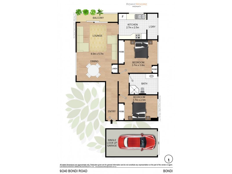 9/240 Bondi Road, Bondi NSW 2026 Floorplan
