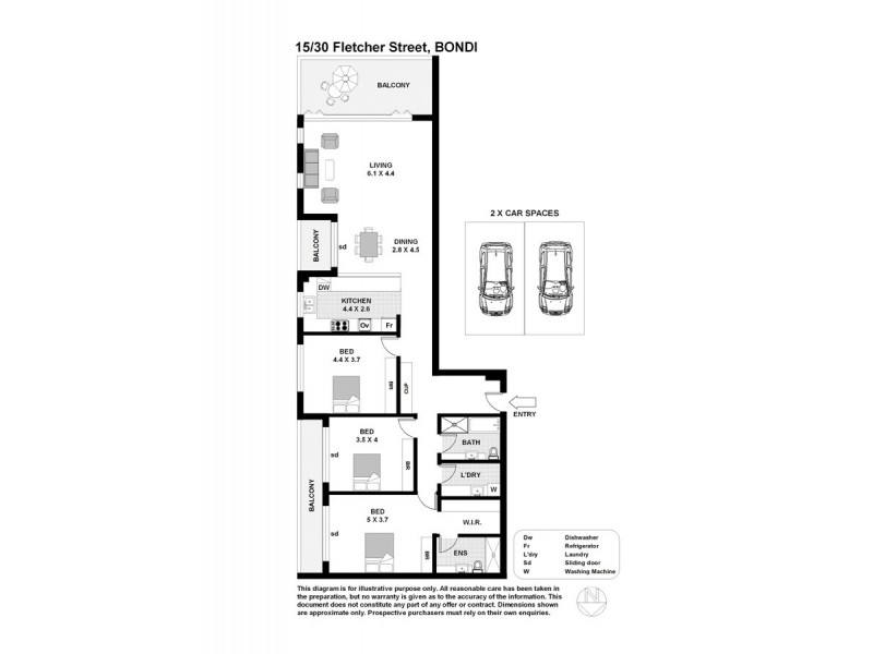 15/30 Fletcher Street, Tamarama NSW 2026