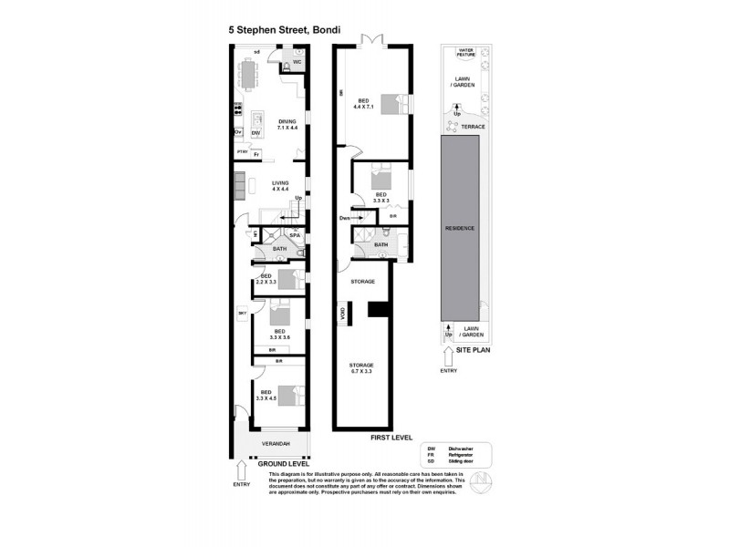 5 Stephen Street, Bondi NSW 2026 Floorplan