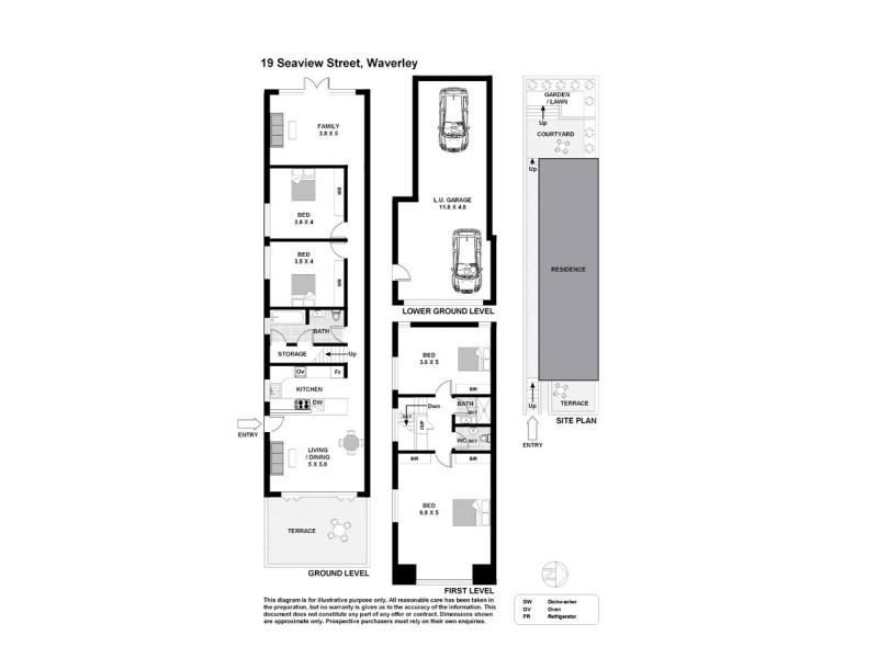 19 Seaview Street, Waverley NSW 2024 Floorplan