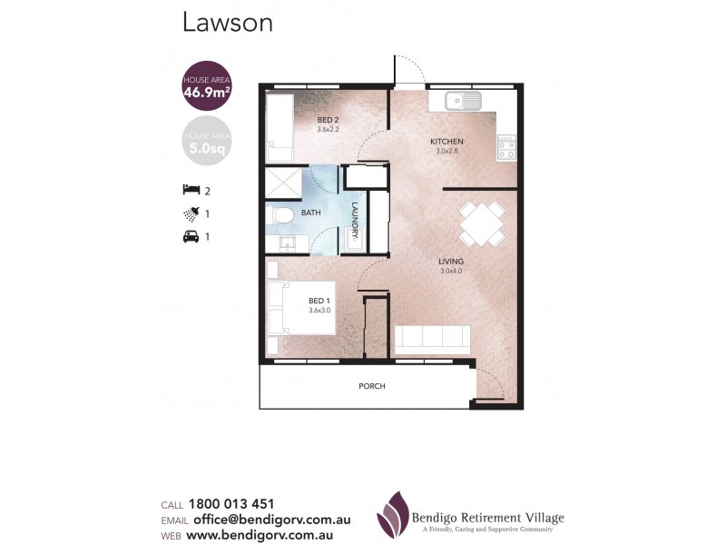 Unit 29 Francis Street, BRV, 33-53 Mandurang Road, Spring Gully VIC 3550