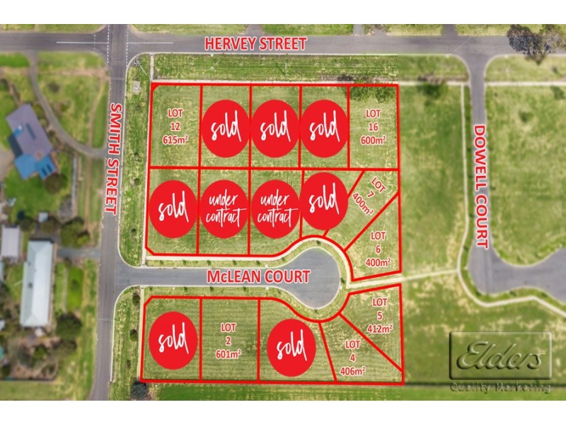 Lots 1-16 (136-144) Hervey St, Smith St and McLean Crt, Elmore VIC 3558